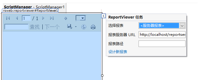 ReportViewer出现错误：尝试连接到报表服务器失败。请检查您的连接信息，确保报表服务器采用的是兼容版本